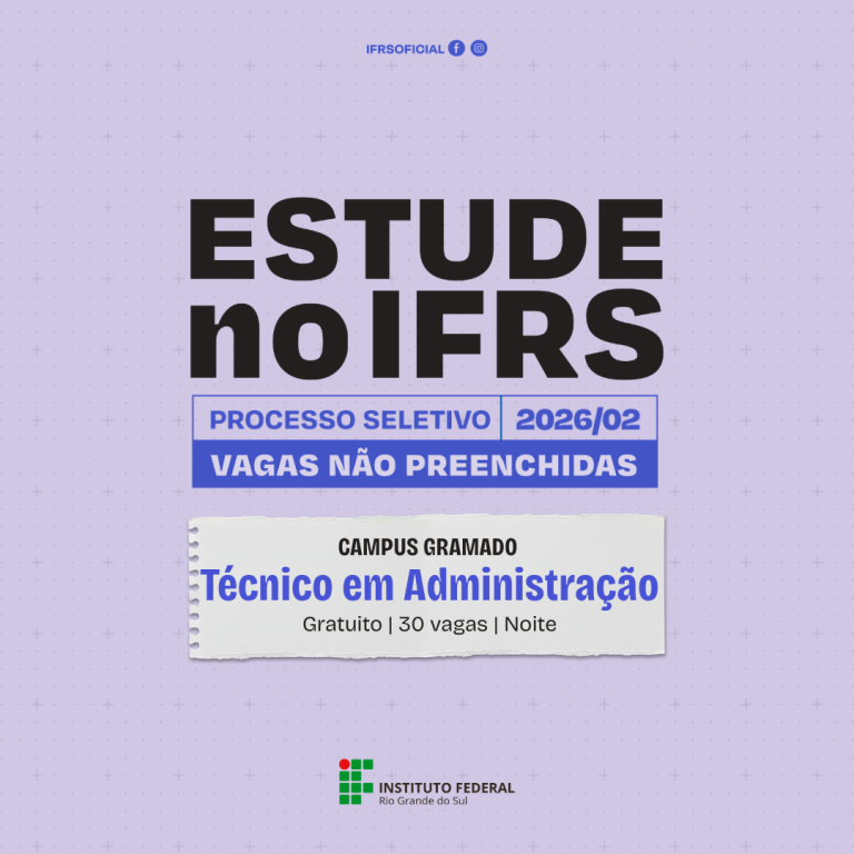 Inscrições para curso Técnico em Administração do Instituto Federal – Campus Gramado inicia quinta-feira