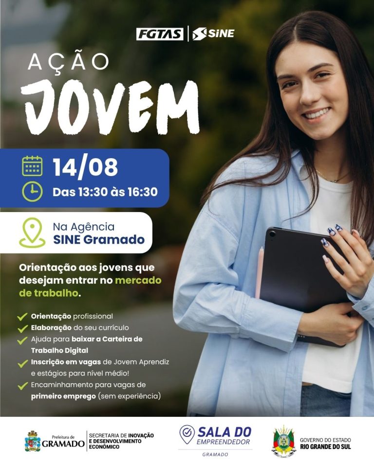 Feira de emprego para estudantes e jovens será realizada nesta sexta-feira