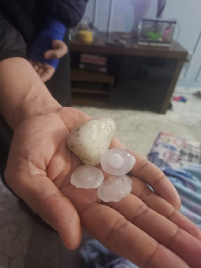 Granizo atinge mais de 120 famílias em Canela