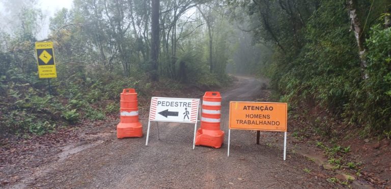 Estrada do Meleiro estará fechada até o início da noite de sexta-feira