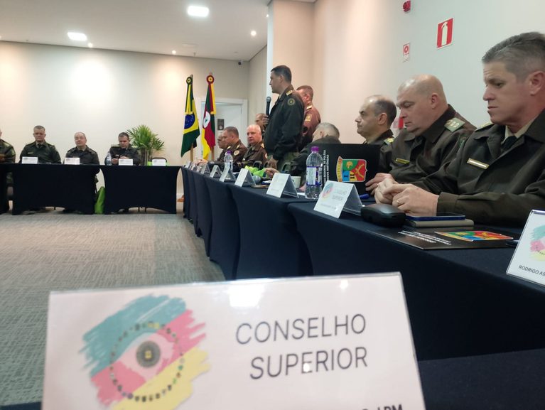 FOTOS: Brigada Militar reúne em Canela coronéis para discutir estratégias operacionais