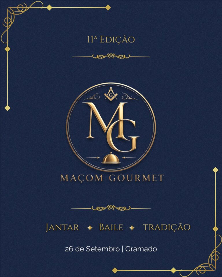 11º Maçom Gourmet reúne gastronomia, música e solidariedade